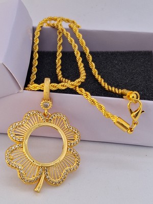 Yonca Modeli Çeyreklik Kolye