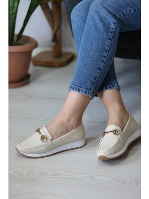 Decisivo Life Ortopedik Tabanlı Günlük Kullanıma Uygun Tokalı Kadın Babet Ayakkabısı