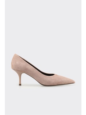 Elle Vizon Deri Kadın Stiletto