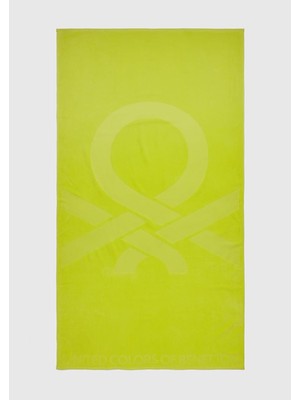 Mena Rise Of Yetişkin Logo Baskılı Deniz Havlusu Yeşil