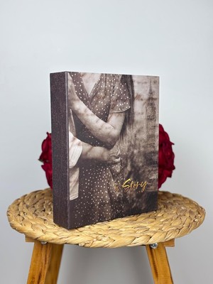 Mena Rise Fotoğraf Albümü 10X15CM 200 Fotoğraf Kapasiteli Renkli Sevgi Desenli Anı Albümü