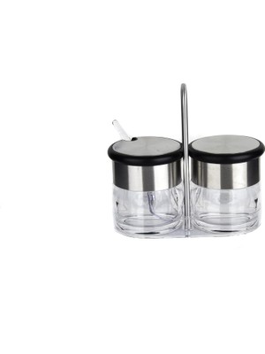 Mena Rise Akrilik Kaşıklı Reçellik Seti