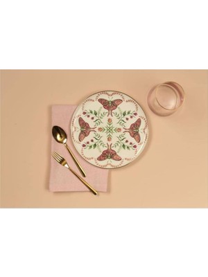 Mena Rise Mirroring Düz Tabak 21CM