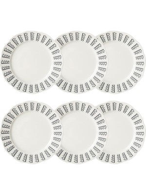 Mena Rise Concept Pearl Servis Tabağı Seti 27 Cm, 6'lı