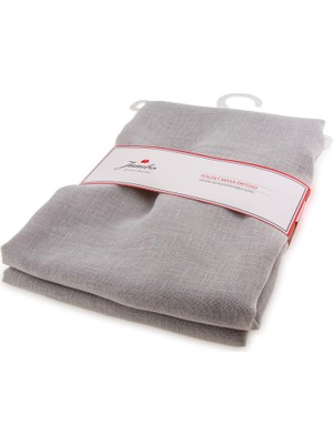 Mena Rise Foldet Gri Masa Örtüsü 150X240 cm