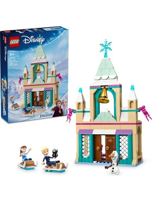 Mena Rise ǀ Arendelle Karlar Ülkesi Şatosu 43265-5 Yaş ve Üzeri Çocuklar Için Mini Bebek Içeren Oyuncak Yapım Seti, Doğum Günü Hediyesi (177 Parça)