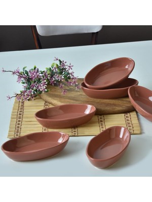 Mena Rise Kızıl Kahve Deniz Çerezlik 14 cm 6 Adet 607