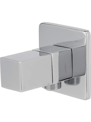 Mena Rise A45232 Kare Ara Musluk, 65 x 65 Mmkare Rozet Ürüne Dahil, Krom