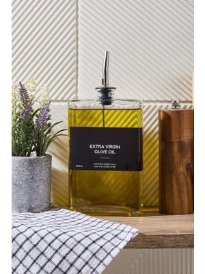 Mena Rise Damlatmaz Yağdanlık – Zeytinyağı Şişesi, Sıvı Yağlık, Cam Yağ Şişesi, Kitap Yağ Kabı, Mutfak Için Kullanışlı Yağlık, Sızdırmaz Pratik Cam Yağlık Modeli (Gümüş, 500 Ml)