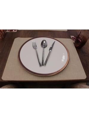 Mena Rise Düz Yat Deri Laser Kesim Servis 2 Adet 35X45 cm