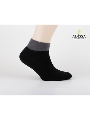 6'lı Kadın Kışlık Sakallı Çorap Seti | Yıkanmış & Parfümlü, Peluş Bilekli, Havlu Çorap Patik & Termal Ev Çorabı