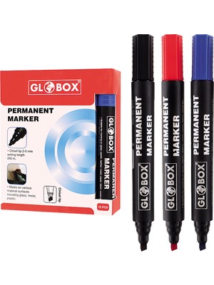 Kitabevimden Globox Koli Kalemi Kesik Uç Siyah 6923