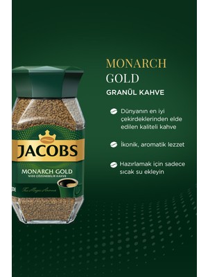 Jacobs Monarch Kahve Cam Kavanoz 100 gr