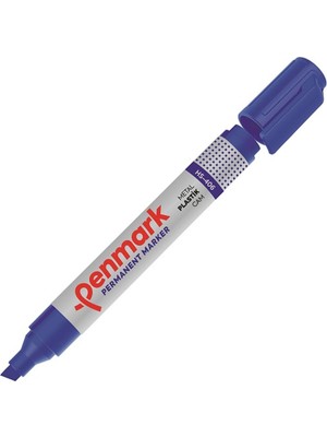 Kitabevimden Penmark Permanent Marker Kesik Uç Mavi (12 Adet) Hs 406 02