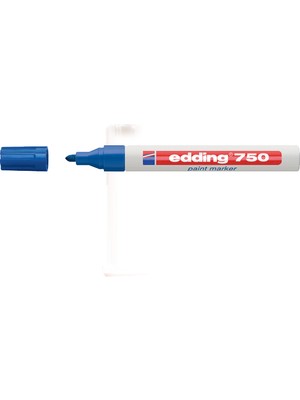 Kitabevimden Edding Markör Boya Dekor Yuvarlak Uçlu 2-4 mm Mavi  (10 ADET)750