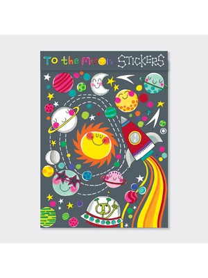 Smiggle Rachel Ellen - To The Moon Sticker Çıkartma Kitapları