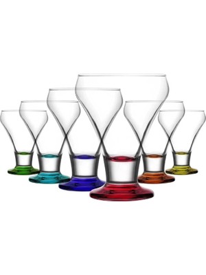 Mena Rise Frosty Renkli Tabanlı 6'lı Dondurmalık-Tatlı Servisi