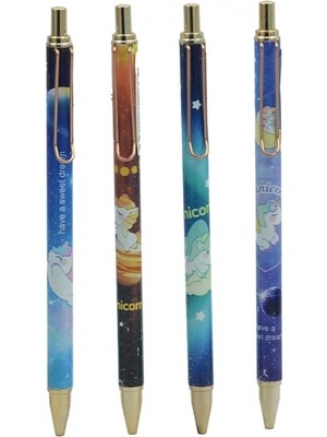 Kitabevimden Unick Color Versatil Kalem Space Unicorn Klipsli 7469