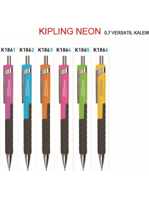 Kitabevimden Gıpta Versatil Kalem Kıplıng 0.7 mm Neon Mavi K1862