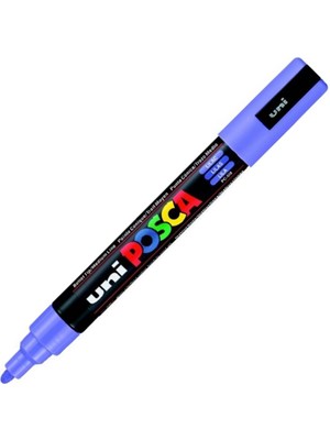 Kitabevimden Uni-Ball Posca 1.8-2.5 Su Bazlı Poster Markörü Leylak N Pc-5m