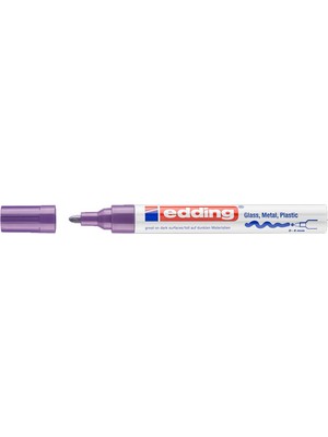 Kitabevimden Edding Markör Boya Dekor Yuvarlak Uçlu 2-4 mm Mor  (10 Adet) 750CR