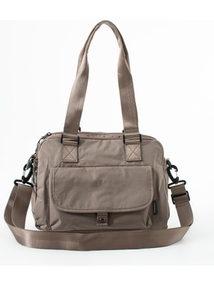 Sanmorris Kadın Çok Gözlü Suya Dayanıklı Seyahat Uygun El ve Omuz Çantası