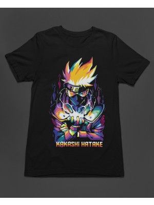 Bumeta Naruto Anime Kakashi Warrior Korea Unisex Tişört T-Shirt