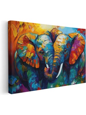 Artarilion Yatay Kanvas Tablo Romantik Filler Modern Duvar Tablosu Kanvas Salon Ofis Tablosu