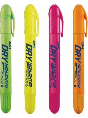 Mena Rise Fosforlu Jel Dry Hl 4'lü Poşet, Çok Renkli