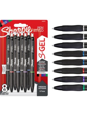 Mena Rise Gel Jel Mürekkepli, 0.7 Mm, 8li Bls