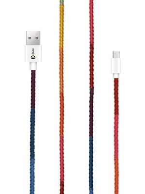 Mena Rise Handmade CC-003 Handmade Micro Şarj ve Data Kablosu, 100 cm