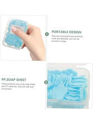 Mena Rise Orret Home 4 Kutu Parfümlü Mini Kağıt Sabun – 300 Yaprak Sihirli Eriyen Sabun, Taşınabilir El Temizleyici, Okul, Seyahat ve Günlük Kullanım Için Mini Temizlik Yaprağı