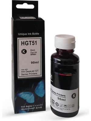 Mena Rise Uyumlu GT51XL (X4E40AE) Siyah Mürekkep (90ML./SISE)