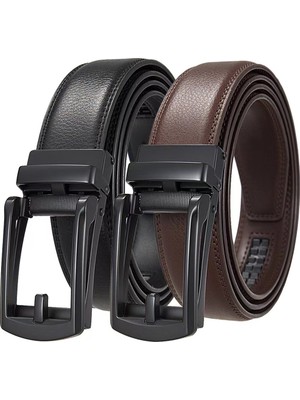 Bosskan 2 Adet Otomatik Tokalı Deliksiz Erkek Kemeri