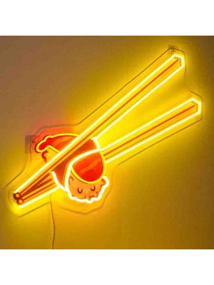 Kamer Neon LED Işıklı Pop Art Sanatsal Tablo
