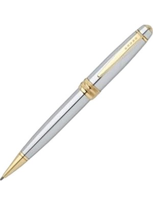 Mena Rise Bailey Medalist Tükenmez (Döndürme Mekanizması, Yazı Rengi Siyah, Çizgi Kalınlığı M, Birinci Sınıf Hediye Kutusu Dahil) Krom/ Kaplama