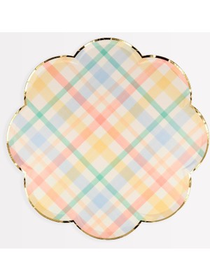 Mena Rise - Spring Dinner Plates - Yeri Tabaklar - L - 8'li