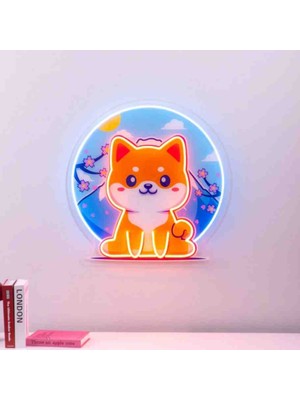 Kamer Neon LED Işıklı Pop Art Sanatsal Tablo