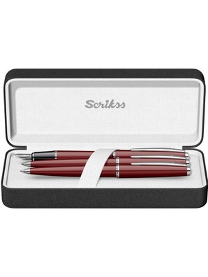 Mena Rise 33 Dolma Kalemtükenmez Takım Bordo