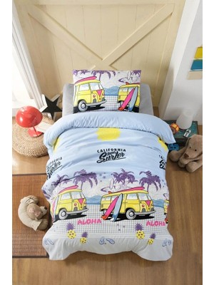 Mena Rise Pie Genç Nevresim Takımı Ranforce Tek Kişilik 160X220