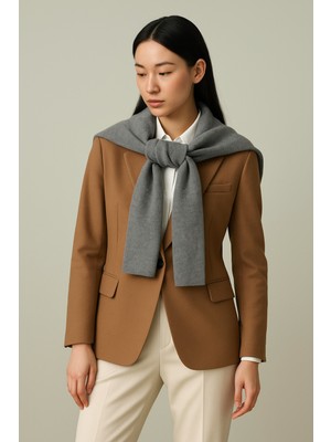 Wega Moda Kare Parçalı Patchwork Atkı - Spor Triko Örme Omuz Atkısı | Unisex Boho Şal - Atkı