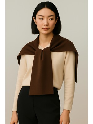 Wega Moda Kare Parçalı Patchwork Atkı - Spor Triko Örme Omuz Atkısı | Unisex Boho Şal - Atkı