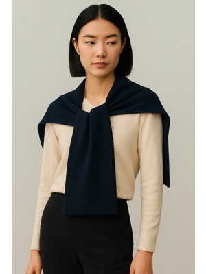 Wega Moda Kare Parçalı Patchwork Atkı - Spor Triko Örme Omuz Atkısı | Unisex Boho Şal - Atkı