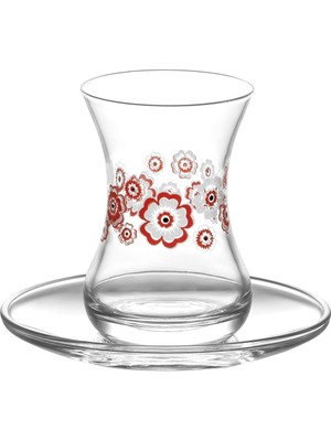 Mena Rise Karanfil 12'li Çay Seti