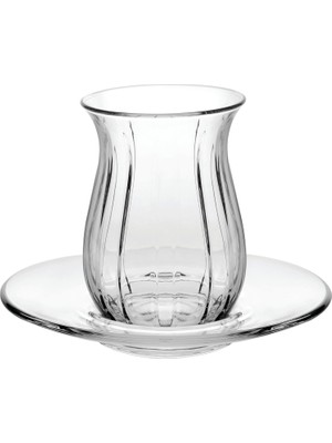 Mena Rise Linka Çay Seti, Sade, 140 Ml, 6 Parça