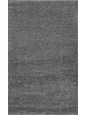 Kalesta Halı Bakü Plaın Grey Hav Toz Vermeyen Yumuşak Dokulu Sade Tek Renk Modern Halı