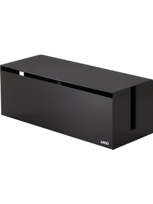 Mena Rise Web Kablo Kutusu, Plastik, Koyu, Tek Boy