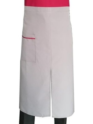 Mena Rise Önlük Biyeli Uzun Belden Gri