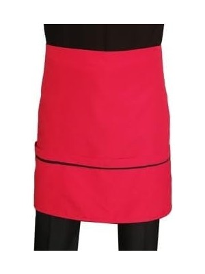 Mena Rise Önlük Biyeli Belden Kırmızı