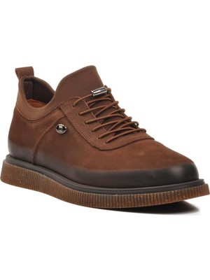 Pierre Cardin 61896 Hakiki Deri Erkek Casual Ayakkabı Kahverengi Nubuk 41